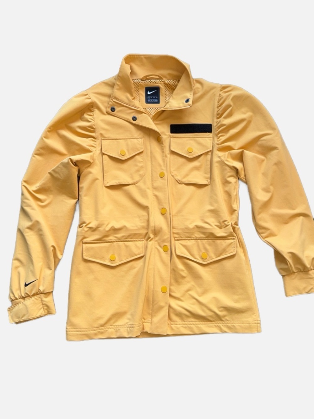 Nike Sportswear Tech Pack Chore Utility Jacket Yellow Puff Sleeve Women's XS - Picture 2 of 12